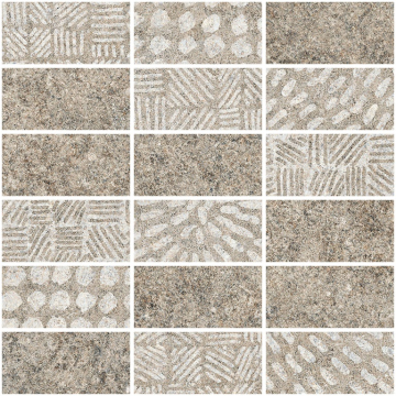 K9498908R001VTE0 Мозаика Stone-X Мозаика Тауп Матовый R10A (5х10) 30х30 Vitra