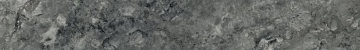K951319R0001VTE0 Керамогранит MarbleSet Бордюр Иллюжн Темно-серый Матовый R9 7Рек 7.5x60 Vitra