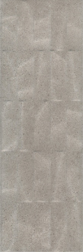 Kerama Marazzi 12152R Плитка Безана серый структура обрезной 25*75 Kerama Marazzi
