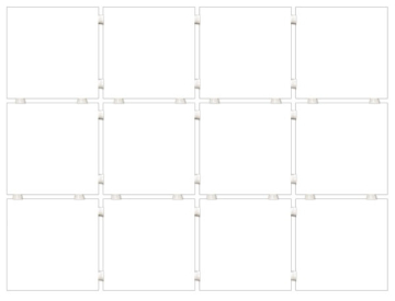 Kerama Marazzi 1230H Керамогранит Конфетти белый полотно 29,8х39,8 из 12 частей 9,8х9,8 Kerama Marazzi