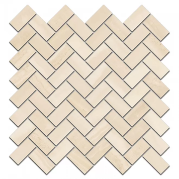 Kerama Marazzi 190/004T Плитка Декор Контарини бежевый мозаичный глянцевый 31,5x30x0,9 Kerama Marazzi