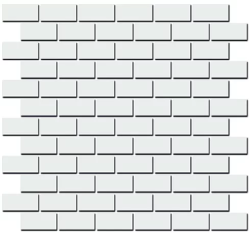 Kerama Marazzi 191/001T Плитка Декор Турнон белый мозаичный матовый 32x30x0,9 Kerama Marazzi