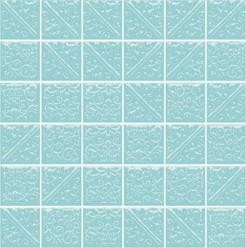 Kerama Marazzi 21026 Плитка Ла-Виллет бирюзовый 30.1*30.1 Kerama Marazzi