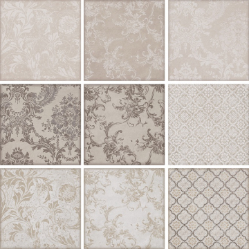 Kerama Marazzi 5267 Плитка Марчиана микс бежевый 20х20 Kerama Marazzi