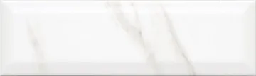 Kerama Marazzi 9034 Плитка Дорато белый грань 8.5*28.5 Kerama Marazzi