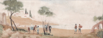 Kerama Marazzi AD/A228/15067 Плитка Декор Форио Пастораль 15х40 Kerama Marazzi