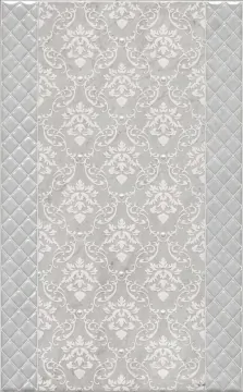 Kerama Marazzi AZ/A053/6424 Плитка Декор Мотиво серый светлый глянцевый 25x40 Kerama Marazzi