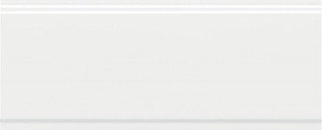 Kerama Marazzi BDA034R Плитка Бордюр Флориан белый матовый обрезной 30x12x1,3 Kerama Marazzi