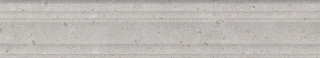 Kerama Marazzi BLF010R Плитка Бордюр Риккарди серый светлый матовый структура обрезной 40x7,3 Kerama Marazzi