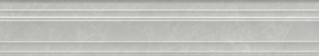 Kerama Marazzi BLF023R Плитка Бордюр Багет Монте Тиберио серый глянцевый обрезной 40x7,3x2,7 Kerama Marazzi