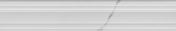Kerama Marazzi BLF024R Плитка Бордюр Багет Монте Тиберио белый глянцевый обрезной 40x7,3x2,7 Kerama Marazzi