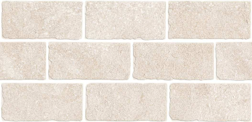 Kerama Marazzi BR022T Керамогранит Бордюр Роверелла бежевый светлый мозаичный 34,5x14,7x0,9 Kerama Marazzi