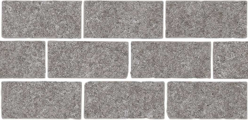 Kerama Marazzi BR025T Керамогранит Бордюр Роверелла пепельный мозаичный 34,5x14,7x0,9 Kerama Marazzi