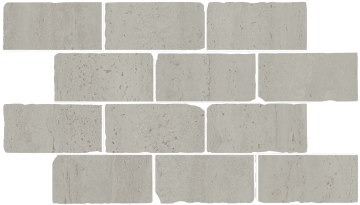 Kerama Marazzi BR032 Мозаика Бордюр Сан-Марко мозаичный серый светлый матовый обрезной 46,5x26,5x0,9 Kerama Marazzi