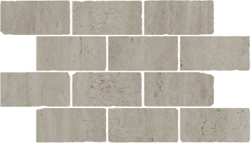 Kerama Marazzi BR033 Мозаика Бордюр Сан-Марко мозаичный серый матовый обрезной 46,5x26,5x0,9 Kerama Marazzi