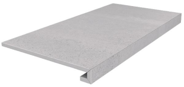 Kerama Marazzi DD602020R/GCF Ступени Ступень клееная Про Матрикс серый светлый обрезной 33*60 Kerama Marazzi