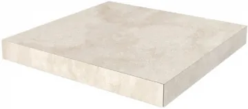 Kerama Marazzi DL500600R/GCA Ступени Ступень угловая клееная Роверелла бежевый светлый 33x33 Kerama Marazzi
