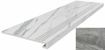 Kerama Marazzi DL502800R/GCF Ступени Гриджио серый 33*119.5 Kerama Marazzi