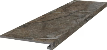 Kerama Marazzi DL502920R/GCF Ступени Сильвер Рут серый 33*119.5 Kerama Marazzi