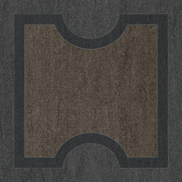 Kerama Marazzi DL842100R/D Керамогранит Декор Базальто обрезной 80*80 Kerama Marazzi