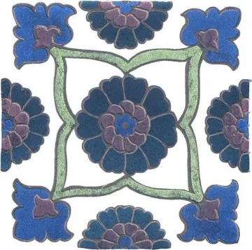 Kerama Marazzi HGD/A217/1146H Плитка Декор Альба 9.8x9.8 Kerama Marazzi