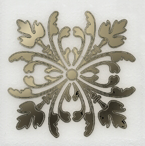 Kerama Marazzi HGD/A252/5246 Плитка Вставка Клемансо белый 4.9*4.9 Kerama Marazzi