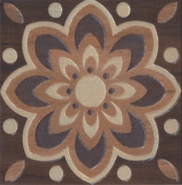 Kerama Marazzi HGD/A31/TU0031L Керамогранит Вставка Фратте беж лаппатированный 15х15 Kerama Marazzi