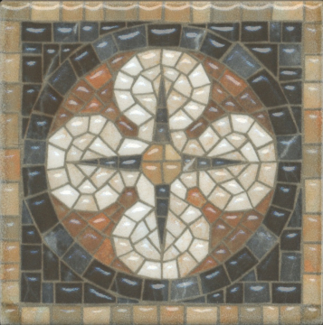 Kerama Marazzi HGD/A439/1146H Керамогранит Вставка Стемма 9.8*9.8 Kerama Marazzi