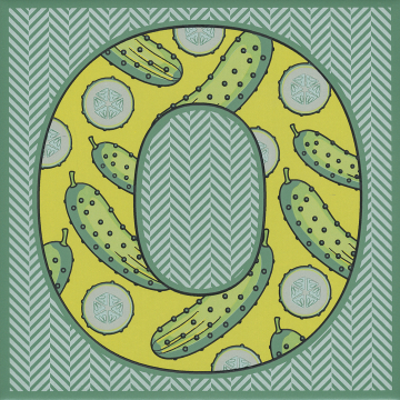 Kerama Marazzi HGD/A545/5278 Плитка Декор Сад-огород Огурец матовый 20х20 20x20 Kerama Marazzi