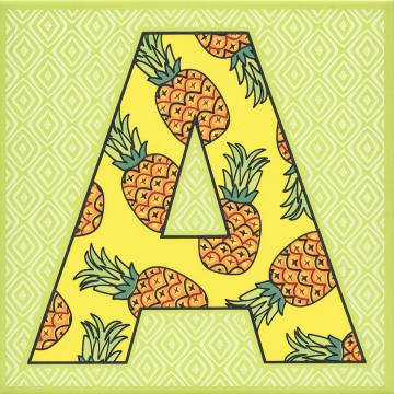 Kerama Marazzi HGD/A546/5110 Плитка Декор Сад-огород Ананас матовый 20х20 20x20 Kerama Marazzi