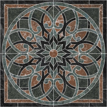 Kerama Marazzi ID110 Керамогранит Риальто наборный лаппатированный 120x120 Kerama Marazzi