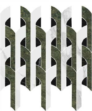 Kerama Marazzi ID148 Керамогранит Риальто Нобиле 2 наборный лаппатированный 34,5x30 Kerama Marazzi