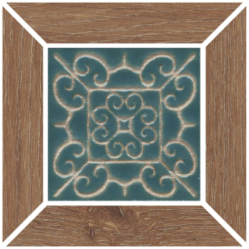 Kerama Marazzi ID155 Керамогранит Вставка Тровазо наборный бежевый тёмный матовый 13x13x0,9 Kerama Marazzi