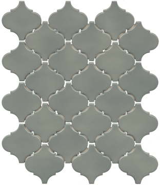 Kerama Marazzi KM2630M0000N Плитка Арабески Марокко зелёный глянцевый 26x30x0,7 Kerama Marazzi