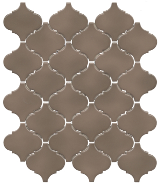 Kerama Marazzi KM2630M0010N Плитка Арабески Марокко коричневый тёмный глянцевый 26x30x0,7 Kerama Marazzi