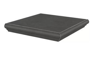 Kerama Marazzi KM4040G0041NGTA Ступени Ступень угловая Хадду серый тёмный матовый 34x34x0,8 Kerama Marazzi