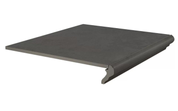 Kerama Marazzi KM4040G0041NGTF Ступени Ступень фронтальная Хадду серый тёмный матовый 40,2x34x0,8 Kerama Marazzi