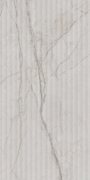 Kerama Marazzi KM6012B0110R Плитка Ифран серый светлый глянцевый структура обрезной 60x119,5x1 Kerama Marazzi