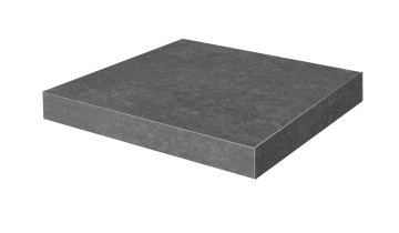 Kerama Marazzi KM6012G0141RGCA Ступени Ступень угловая клееная Касабланка HP антрацит матовый обрезной 33x33x0,9 Kerama Marazzi