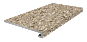 Kerama Marazzi KM6060G0041RGCF Ступени Ступень фронтальная клееная Бричиола бежевый матовый обрезной 33x60x0,9 Kerama Marazzi