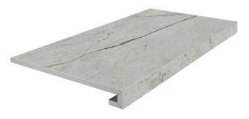 Kerama Marazzi KM6060G0061RGCF Ступени Ступень фронтальная клееная Ифран серый светлый матовый обрезной 33x60x0,9 Kerama Marazzi