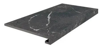 Kerama Marazzi KM6060G0331RGCF Ступени Ступень фронтальная клееная Тубкаль чёрный матовый обрезной 33x60x0,9 Kerama Marazzi