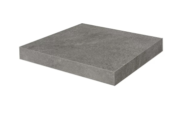 Kerama Marazzi KM8080G0051RGCA Ступени Ступень угловая клееная Портленд серый тёмный матовый обрезной 33x33x0,9 Kerama Marazzi