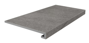 Kerama Marazzi KM8080G0051RGCF Ступени Ступень фронтальная клееная Портленд серый тёмный матовый обрезной 33x80x0,9 Kerama Marazzi