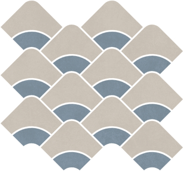 Kerama Marazzi KMD2HID005BR Мозаика Декор Таделакт наборный серый светлый, синий светлый матовый обрезной 30x28x0,9 Kerama Marazzi