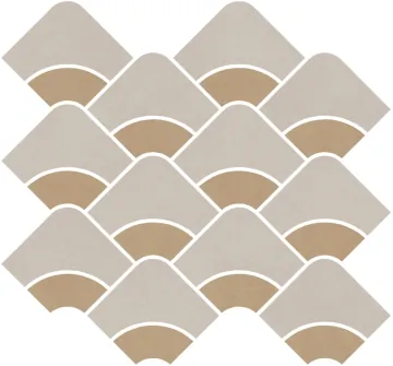 Kerama Marazzi KMD2HID009BR Мозаика Декор Таделакт наборный серый светлый, жёлтый матовый обрезной 30x28x0,9 Kerama Marazzi