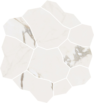 Kerama Marazzi KMD2HID018BR Плитка Декор Марсель наборный бежевый светлый глянцевый обрезной 31,5x34,2x0,9 Kerama Marazzi