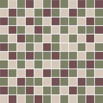 Kerama Marazzi KMD2MSM011MN Мозаика Декор Темари мозаичный микс зелёный, бордовый, бежевый светлый матовый 29,8x29,8x0,35 Kerama Marazzi