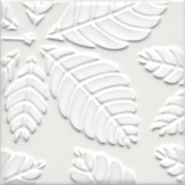 Kerama Marazzi KMD2SFB001BN Плитка Декор Агдаль 1 белый матовый структура 15x15x0,9 Kerama Marazzi