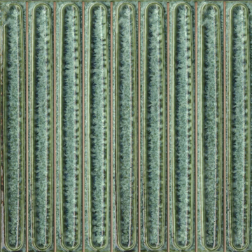 Kerama Marazzi KMD2SOB006BN Плитка Декор чипсет Далия зелёный глянцевый 20x20x0,95 Kerama Marazzi